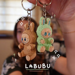 Pop Mart Labubu Plush – Adorable Anime Bunny Doll & Keychain (Collectible Series)